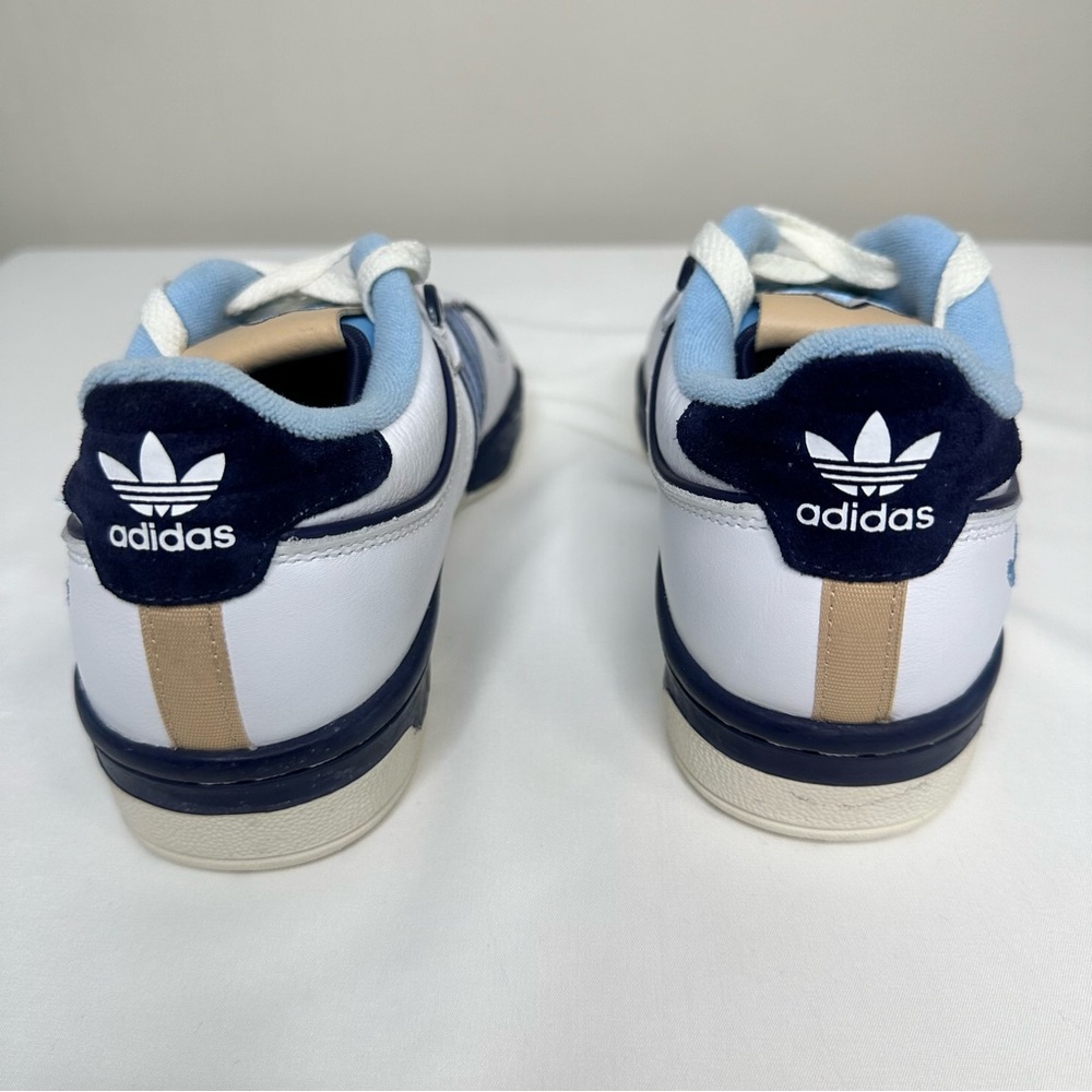 Adidas Men’s Rivalry Low 86 Tar Heels UNC Blue /White FZ6334 Size 5 - Picture 4 of 10